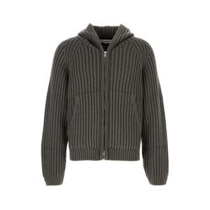Our Legacy Men Dark Grey Wool Sweatshirt